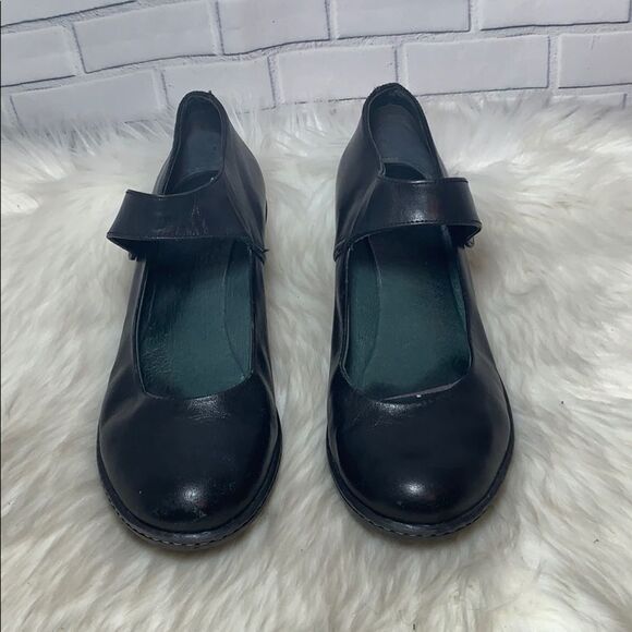 Dansko Black Leather Mary Janes Sz 40/9.5-10 - Picture 2 of 6